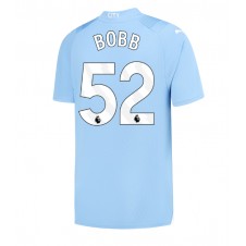 Manchester City Oscar Bobb #52 Hemmatröja 2023-24 Korta ärmar